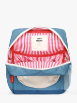 Sac  Dos Hello hossy Bleu cool kids 5-vue-porte