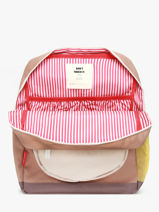 Sac  Dos Hello hossy Marron cool kids S6-vue-porte
