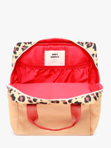 Sac  Dos Hello hossy Beige cool kids PKID-vue-porte