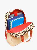 Sac  Dos Hello hossy Beige cool kids PADU-vue-porte