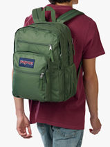 Rugzak 3 Compartimenten Met 15" Laptopvak Jansport Groen back to school EA5BAH-vue-porte