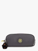 Pennenzak 3 Compartimenten Back To School Kipling Grijs back to school K13564