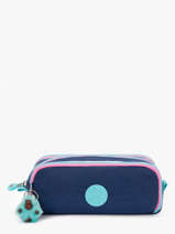 Trousse 3 Compartiments Kipling Bleu back to school K13564