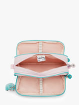 Trousse 3 Compartiments Kipling Rose back to school KI5702-vue-porte