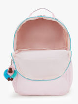 Sac  Dos 2 Compartiments + Pc 15" Kipling Rose back to school KI7135-vue-porte