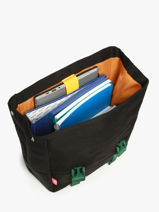 Sac  Dos 1 Compartiment Hello hossy Noir cool kids MADU-vue-porte