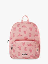 Sac  Dos 1 Compartiment Trixie Rose animals 97