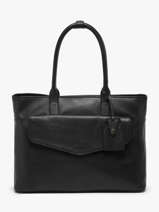 Business Tas Flandres Leder Met 15" Laptopvak Leder Etrier Zwart flandres EFLA823B