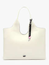 Schoudertassen K Ikon Polyurethaan Karl lagerfeld Wit k ikon A3W30096