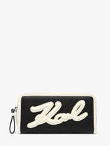 Portefeuille Karl lagerfeld Noir k skuare A3W32024