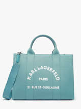 Sac Port Main Rsg Coton Karl lagerfeld Bleu rsg A1W50010
