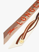 Longchamp Soie gots Foulard Veelkleurig-vue-porte