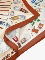 Longchamp Soie gots Foulard Bruin-vue-porte