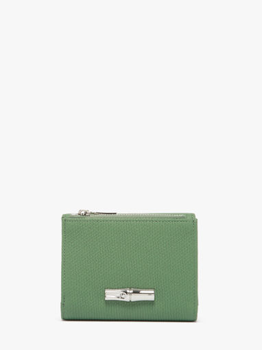 Longchamp Le roseau Portefeuille Vert