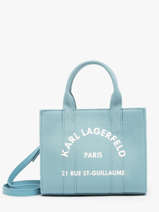 Sac Bandoulire Rsg Coton Karl lagerfeld Bleu rsg A1W50118