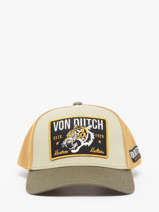 Casquette Von dutch Beige accessoires 2