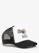 Casquette Von dutch Blanc accessoires WHIT-vue-porte