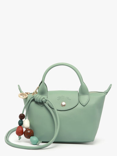 Longchamp Le pliage xtra perles Sac port main Bleu