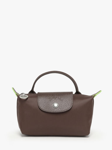 Longchamp Le pliage green Clutch Bruin