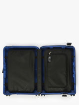 Valise Cabine Samsonite Bleu magnum eco KH2001-vue-porte