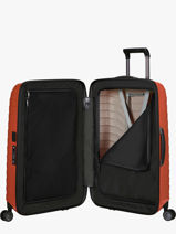 Valise Rigide M Proxis Samsonite Orange proxis CW6002-vue-porte