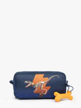 Trousse 3 Compartiments Rowan 2.0 Stones and bones Bleu boys B
