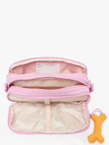 Pennenzak 3 Compartimenten Rowan 2.0 Stones and bones Roze girls G-vue-porte