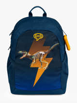Rugzak 2 Compartimenten Stones and bones Blauw boys B