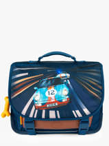 Boekentas 2 Compartimenten Stones and bones Blauw boys B