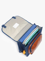 Boekentas 2 Compartimenten Stones and bones Blauw boys B-vue-porte