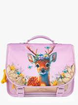 Cartable 2 Compartiments Stones and bones Rose girls G