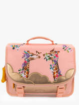 Cartable 2 Compartiments Stones and bones Rose girls G
