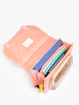 Cartable 2 Compartiments Stones and bones Rose girls G-vue-porte