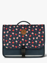 Boekentas 2 Compartimenten Cabaia Blauw school M