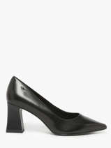 Escarpins  Talon En Cuir Tamaris Noir accessoires 43