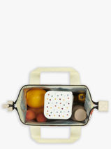 Sac Gouter Cabaia Blanc lunch LUNCHBAG-vue-porte