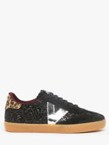 Sneakers En Cuir Victoria Noir women 1126223