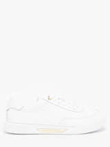 Sneakers En Cuir Tommy hilfiger Blanc women 8682YBS
