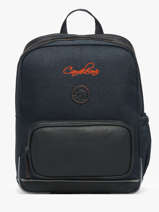 Sac  Dos 2 Compartiments Cameleon Bleu vintage urban SO40
