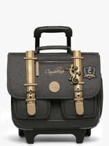 Cartable � Roulettes 2 Compartiments Vintage Urban Cameleon Gris vintage urban CR38
