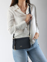 Cross Body Tas Faubourg Leder Lancel Blauw faubourg A13524-vue-porte