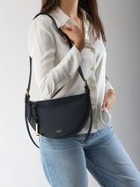 Cross Body Tas Faubourg Leder Lancel Blauw faubourg A13525-vue-porte