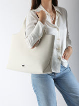 Sac Port paule K Ikon Polyurethane Karl lagerfeld Beige k ikon A3W30096-vue-porte