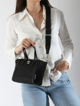Sac  Main K Ikon Nylon Karl lagerfeld Noir k ikon A3W30118-vue-porte