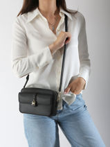 Sac Bandoulire K Autograph Cuir Karl lagerfeld Noir k autograph A3W30153-vue-porte