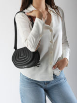 Sac Bandoulire K Wellen Karl lagerfeld Noir k wellen A3W30259-vue-porte