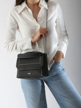 Cross Body Tas Ninon Leder Lancel Wit ninon A13782-vue-porte