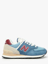 Sneakers Uit Leder New balance Blauw boy U574SPR