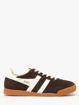 Sneakers En Cuir Gola Marron women CLB538