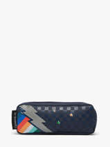 Trousse 2 Compartiments Caramel et cie Bleu fier GA